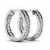 2.50 Ct Ladies RoundCut Diamond Hoop Huggie Earrings 2.50 Ct Ladies RoundCut Diamond Hoop Huggie Earrings
